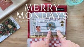Merry Mondays | Cash Envelope Stuffing $169 | Christmas Savings Challenges