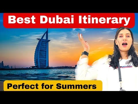 Best Summer Itinerary 5 -6 Days Perfect For Dubai Summers To Cover All Top Must See Places In Dubai