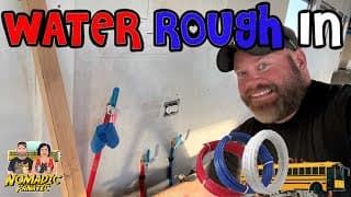 Plumbing Rough-in & Power Recliners For The Bus!!!