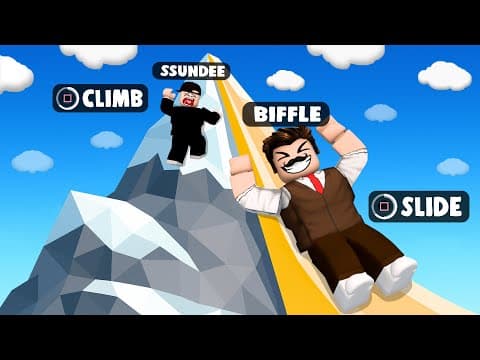 Climbing 1,293,381 Ft In Roblox Climb And Slide