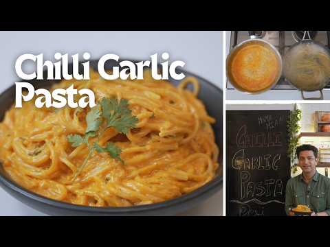 Chili Garlic Spaghetti | Desi Style Quick Pasta | Indian Style Noodle Pasta | Kunal Kapur Recipes