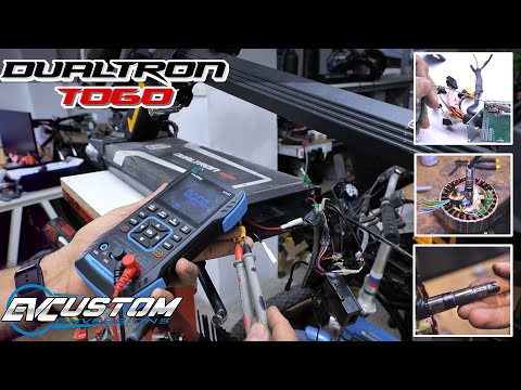 Dualtron Togo Repair - Controller - Hub Motor - Wiring And  Axle Thread Repair
