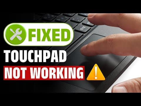 How To Fix Touchpad Not Working In Windows 11 | Fix Laptop Touchpad #laptopfix #touchpadfix #windows