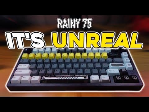 This Premium Keyboard Is On Another Level – Wobkey Rainy75 Rt