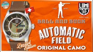 Luminox's 35th Anniversay + Giveaways! | Limited Edition Ball And Buck/luminox 200m Original Camo