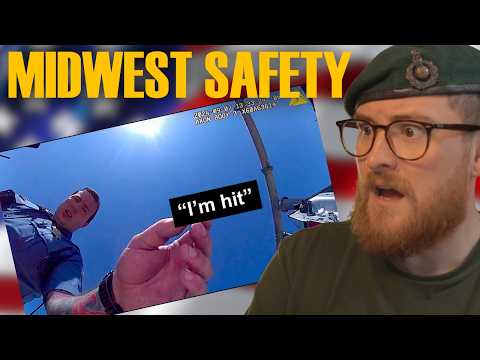 Officer Shot Is Rescued By His Rookie Trainee - Royal Marine Reacts