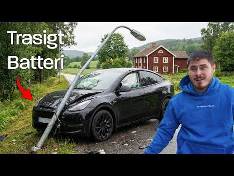 Vi Köpte En Krockad Tesla...