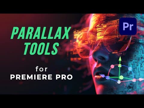 Amazing 3d Effect For Still Images In Premiere Pro - Parallax Tools - Tutorial