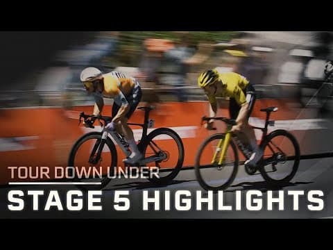 Tour Down Under 2026, Men's Stage 5 | Extended Highlights | 1/24/26 | Cycling On Nbc Sports