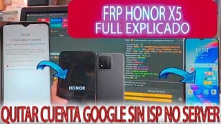 Frp Honor X5 Quitar Cuenta Google Bien Explicado Unlocktool Mtk Vna Lx3