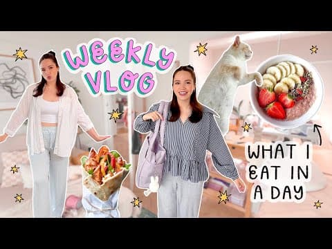 Weekly Vlog ✨ What I Eat In A Day, The Comfiest Jeans, P.o Box + More!