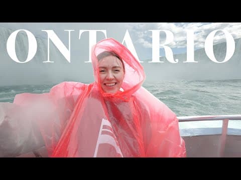 My Trip To Ontario, Canada | Toronto, Niagara Falls & Muskoka
