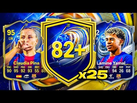 82+ X25 Toty Packs! 😱 Fc 26 Ultimate Team