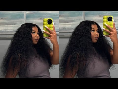 Easy Beginner Ready To Wear Water Wave Wig No Glue Needed Ft Unice Hair