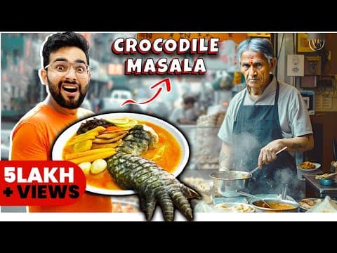 I Tried Weird Indian Street Food 🤢
