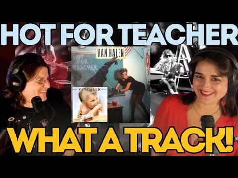 Van Halen - Hot For Teacher First Time Couple Reaction | This Video Was Insane!
