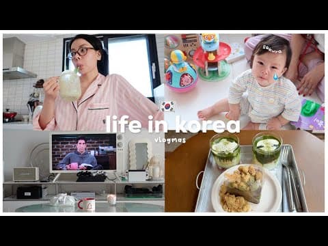 Vlogmas 🇰🇷❄️ Morning Routine + Meeting Sunny's Baby + Seongsu Cafe 🎄 | Erna Limdaugh