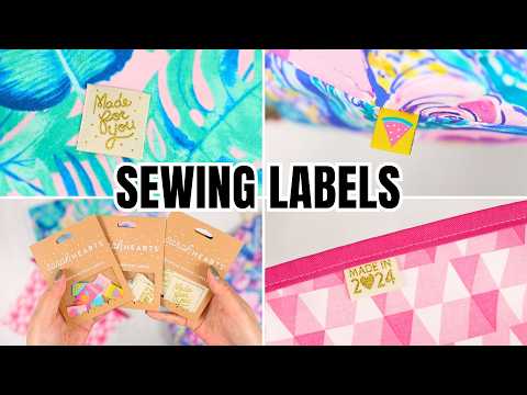 Sewing Labels Made Easy 🧵 Tips & Project Ideas