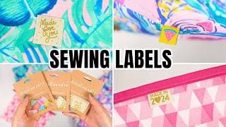 Sewing Labels Made Easy 🧵 Tips & Project Ideas