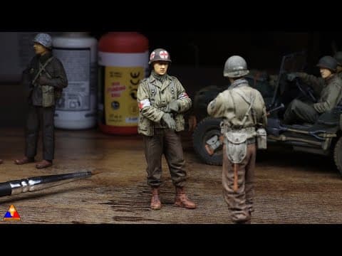 Painting Scale Model Wwii Medics… Made Easy! | 1/35 Us Combat Medic Tutorial