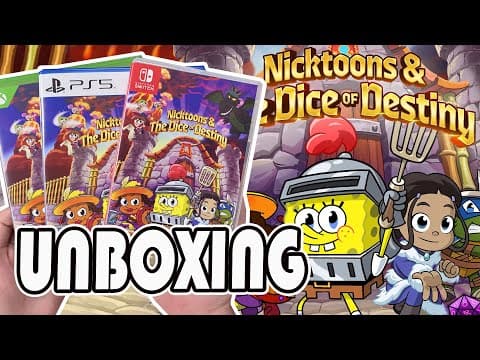 Nicktoons & The Dice Of Destiny  (ps5/switch/xsx) Unboxing