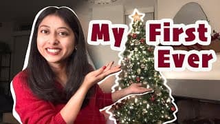 Putting Up My First Christmas Tree 🎄😊