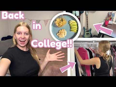 I'm Back At School!! First Week Recap