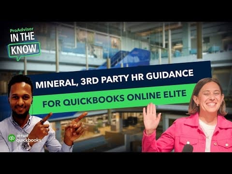 Receive 3rd Party Hr Guidance With Mineral For Quickbooks Online Elite | In The Know