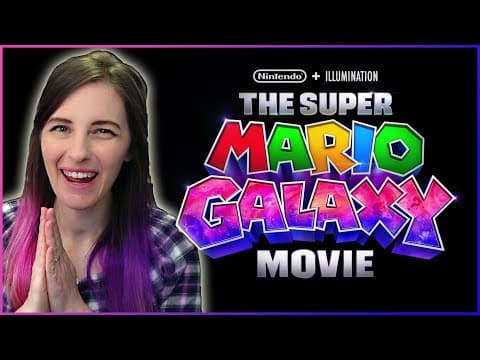 Rosalina!! ⭐ The Super Mario Galaxy Movie Trailer Reaction