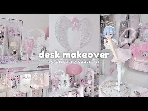 Chill Vlog | Desk Makeover + Organization ⊹˚₊🪽 Cute Decor Haul Ft Rakufun, Phantom81 Lite ⌨️