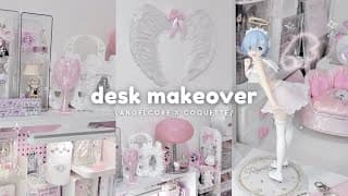 Chill Vlog | Desk Makeover + Organization ⊹˚₊🪽 Cute Decor Haul Ft Rakufun, Phantom81 Lite ⌨️