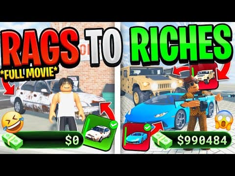 I Went From Rags To Riches As A Thug In Roblox Blockspin (movie)