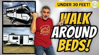 2 Great Travel Trailers With A Walk Around Bed: We Review And Compare