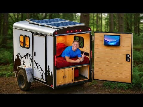 I Turned a $3000 Trailer into a Luxury Camper
