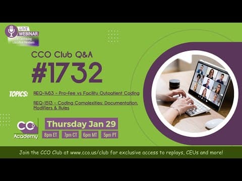 Cco Club Q&a #1732 📱