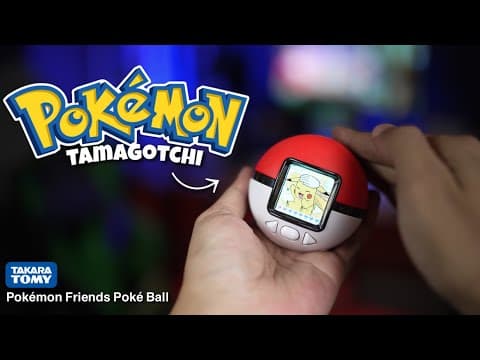 Nostalgia Review Tamagotchi Pokemon! (poke-nade Poké Ball Takara Tomy Unboxing 2025)