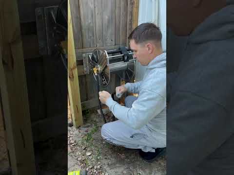 Wall Mounted Hose Reel-Stainless Steel-Heavy Duty & Hose