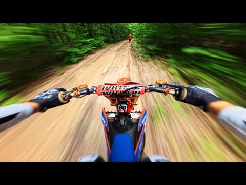 High Speed 2-stroke Shredding Through The Woods!✊🏼 *raw Pov*