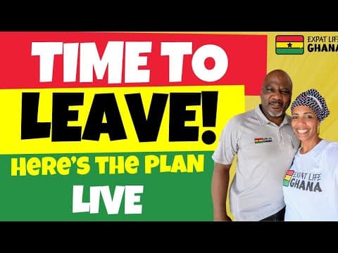 Time To Leave? Ghana Blaxit Blueprint & December Party Details Inside!