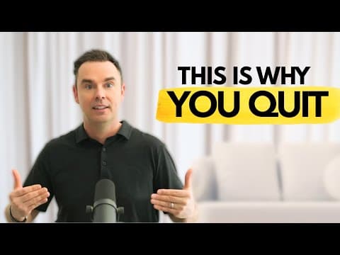 The Real Reason You Quit (it's Not Motivation)