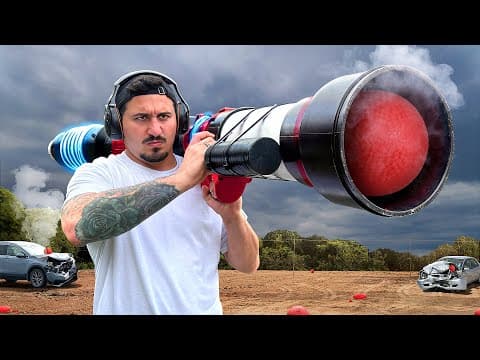 I Built A Dodgeball Bazooka!