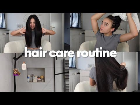 My 6 Steps To Healthy, Shiny Sleek Hair + Simple Haircare Routine | Vlogmas Day 4