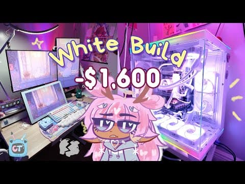 Building An Aesthetic & Powerful Pc 🤍  Gaming, 3d Modeling, Animation