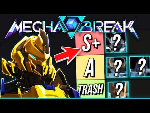 Mecha Break - Full Tier List! Best Mechs To Pick!