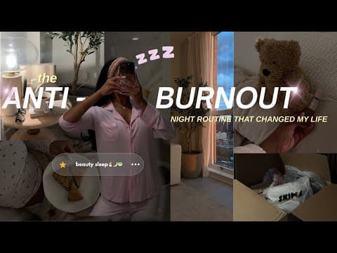 Anti-burnout Night Routine | Step-by-step, At-home Pilates, Baking, Pj Haul, Bed Time Rituals + More