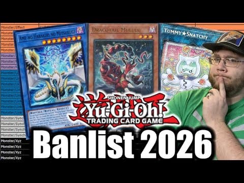 Big Changes! 😱 Yu-gi-oh! February 2026 Banlist Is Here! Live Reaction!