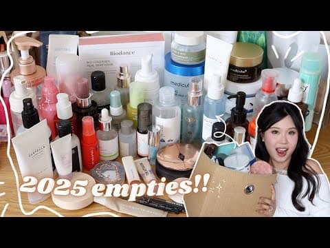 Every Product I Finished In 2025 ♻️ 2025 Empties!! *65+ Products*