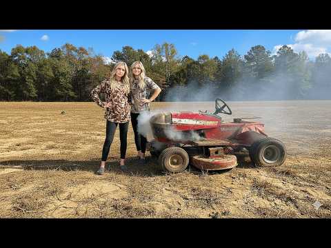We Found An Old Riding Lawn Mower And Blew It Up!