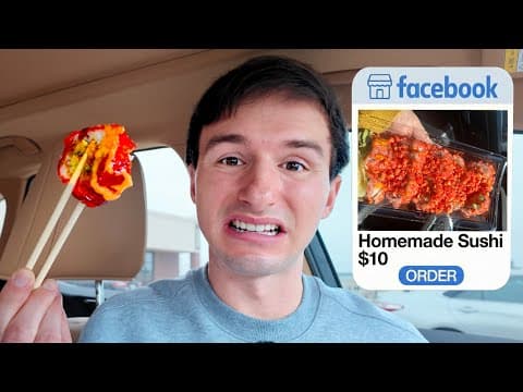 I Tried Facebook Marketplace Food For A Day