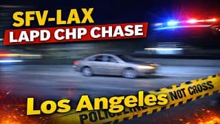Lapd Chp Give Chase | Sfv-lax